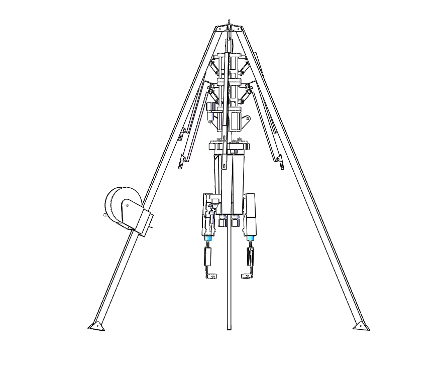 双层伞形井下救援机器人
