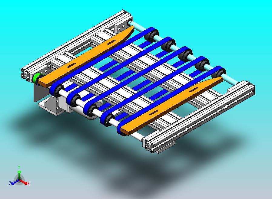 多道带式输送机构