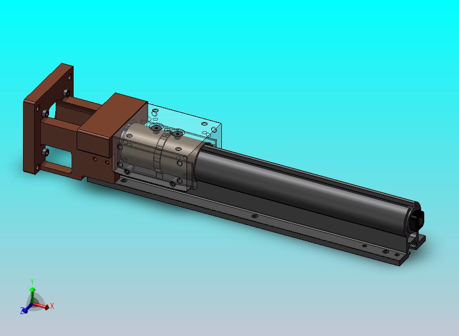 带滑动轴承的直线驱动器