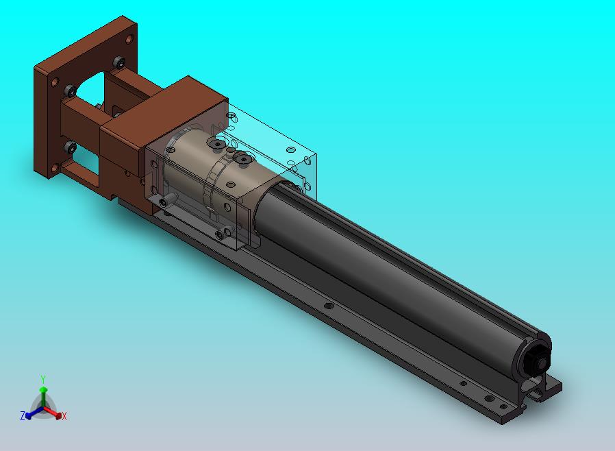 带滑动轴承的直线驱动器