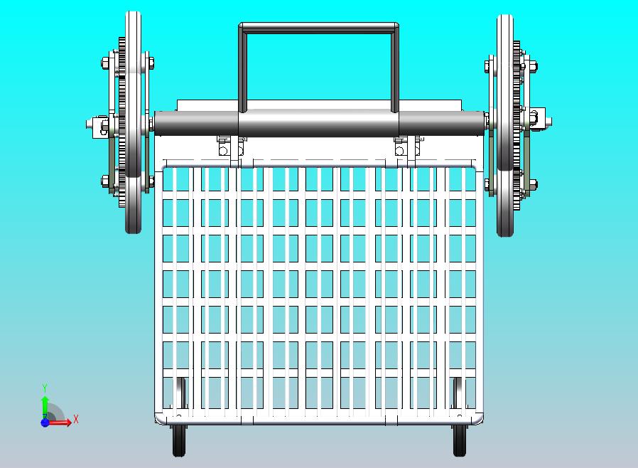爬楼梯小车模型