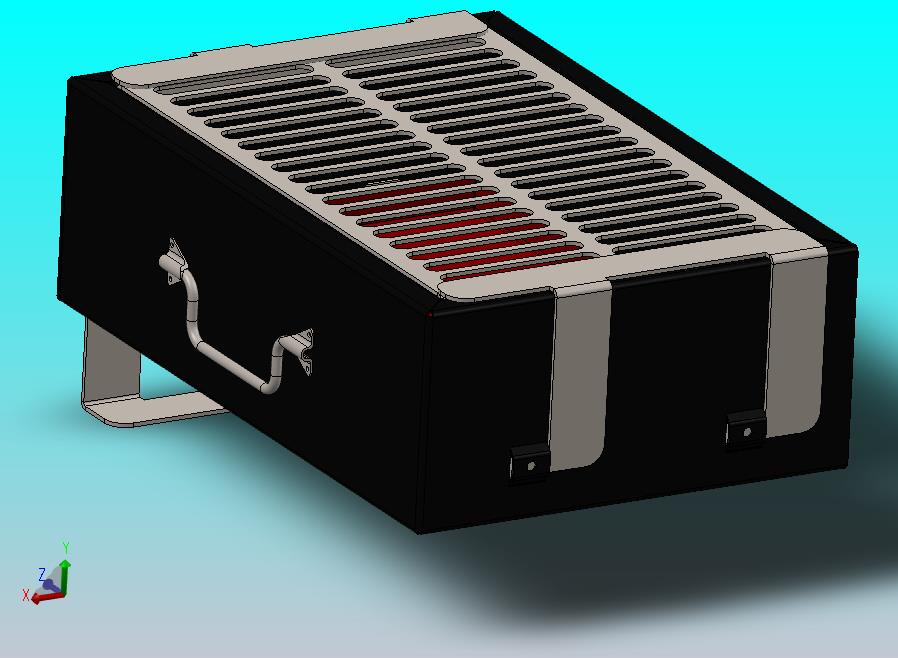 长方体便携烧烤箱