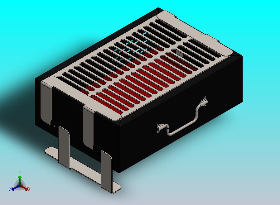 长方体便携烧烤箱
