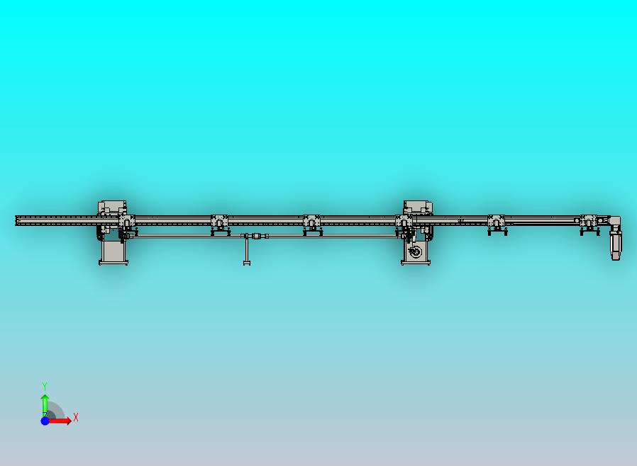 自动转送给料机模型