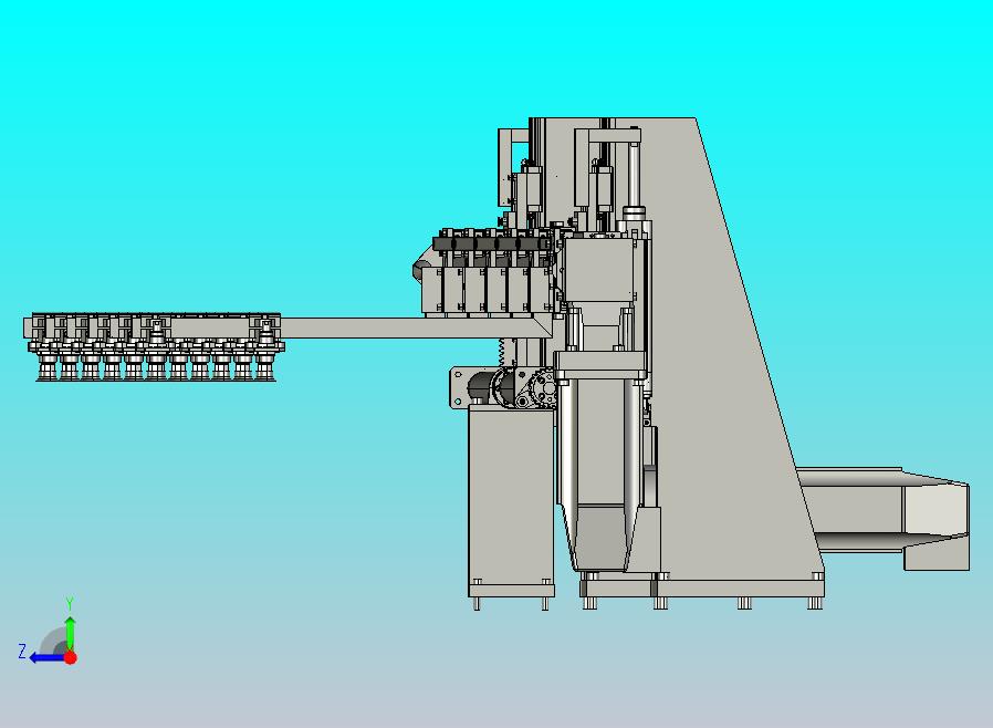 自动转送给料机模型