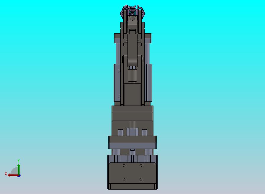 连杆机构的气动定位压紧机构