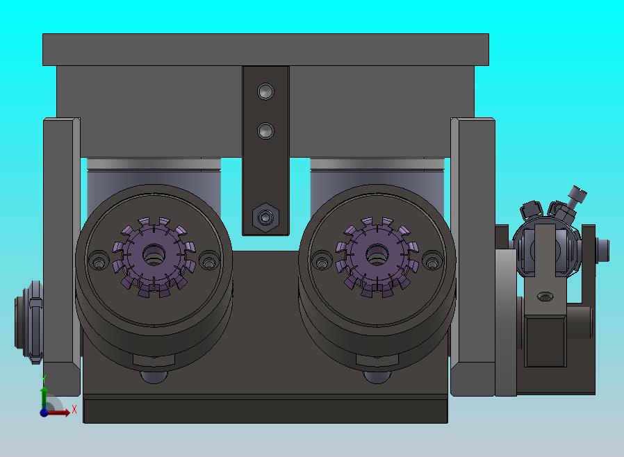 连杆机构的气缸摆动机构
