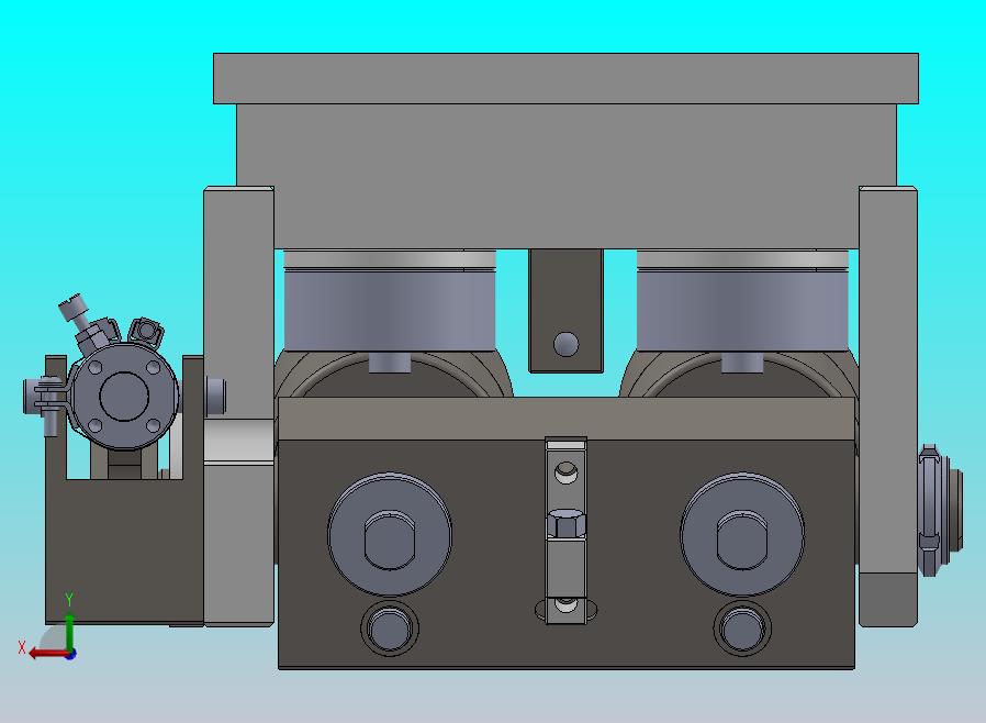 连杆机构的气缸摆动机构