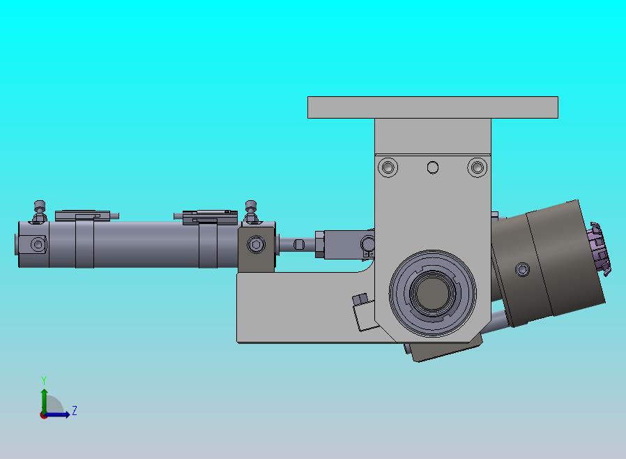 连杆机构的气缸摆动机构