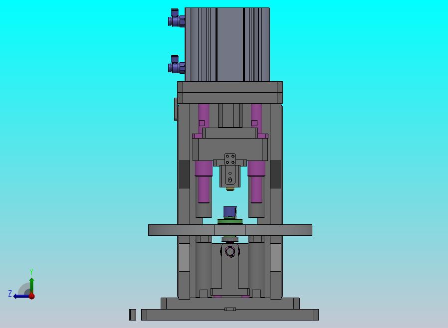 24步进电机中轴铆接机构