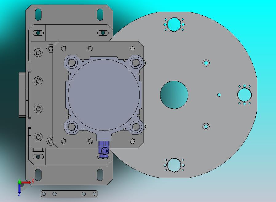 24步进电机中轴铆接机构