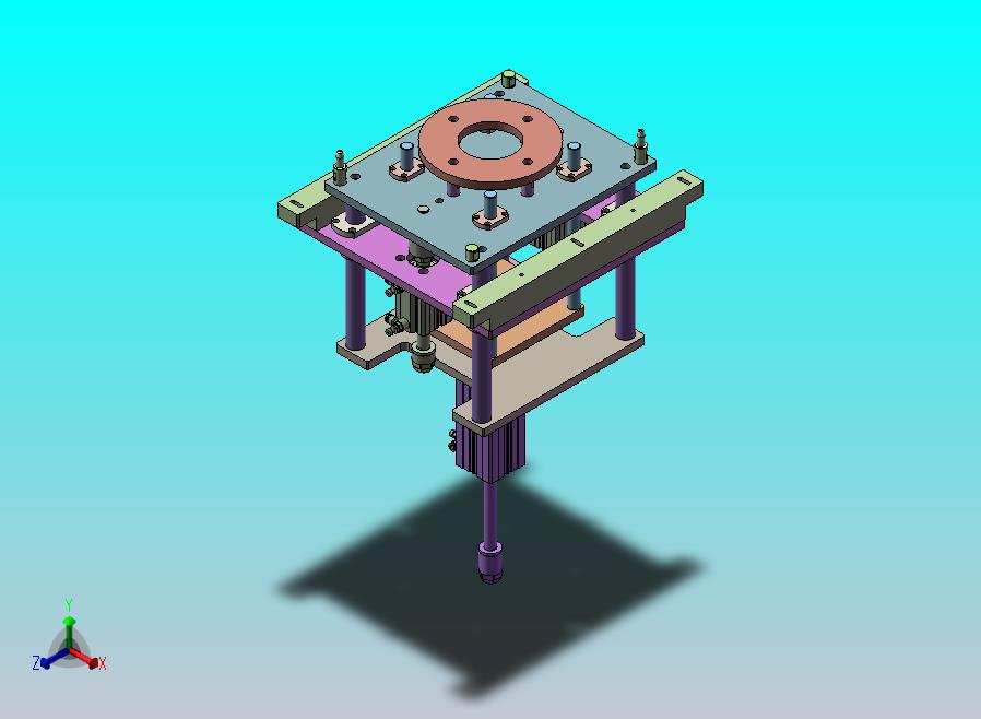 倍速链顶升机构