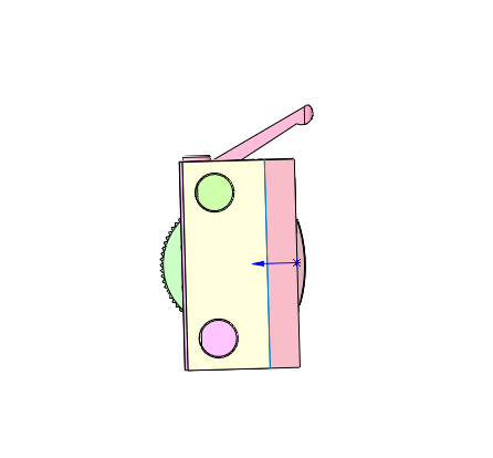 带位置显示的手摇模组