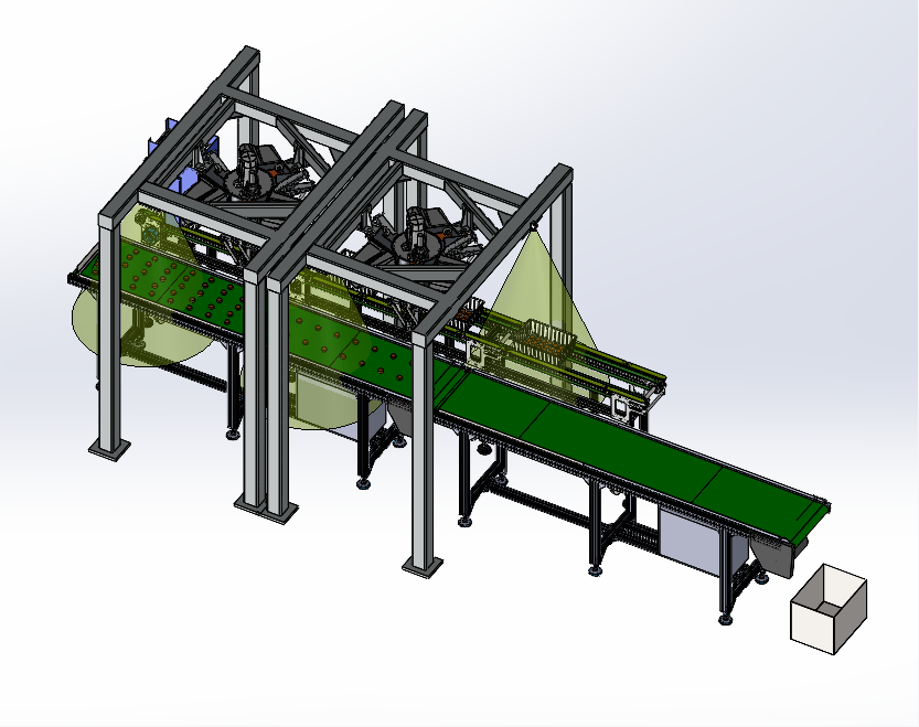 混沌下料装盒线