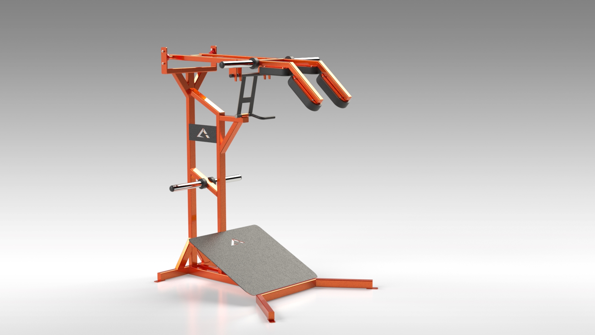 杠杆深蹲小腿机