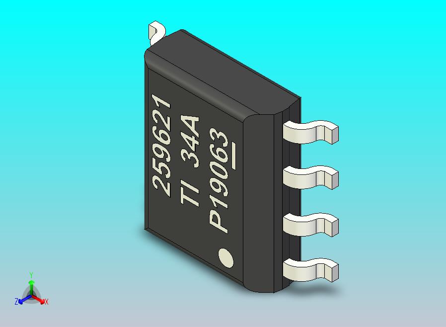 TPS259621 eFuse CAD 模型