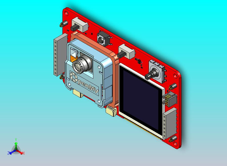 OpenMV AE3 OLED 分线板