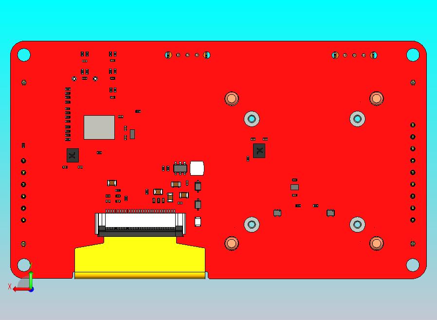 OpenMV AE3 OLED 分线板