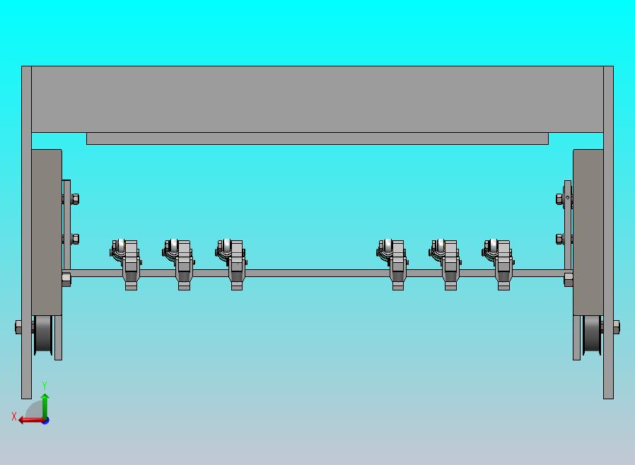 同步带输送的气动拉袋机构