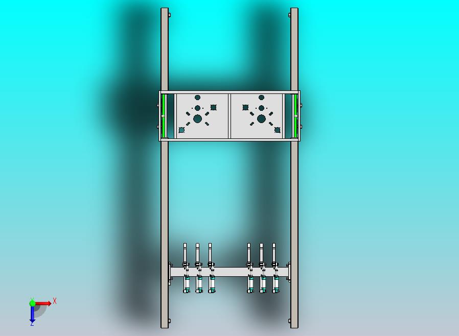 同步带输送的气动拉袋机构