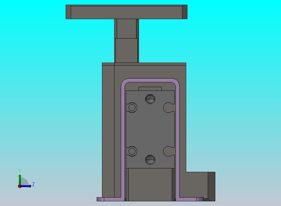 凸轮机构的气动顶升机构
