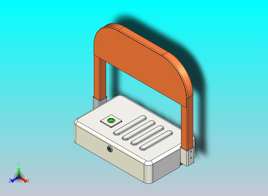 远程车位锁图纸