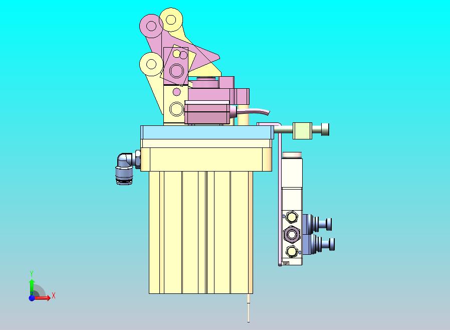 倍速链阻挡气缸