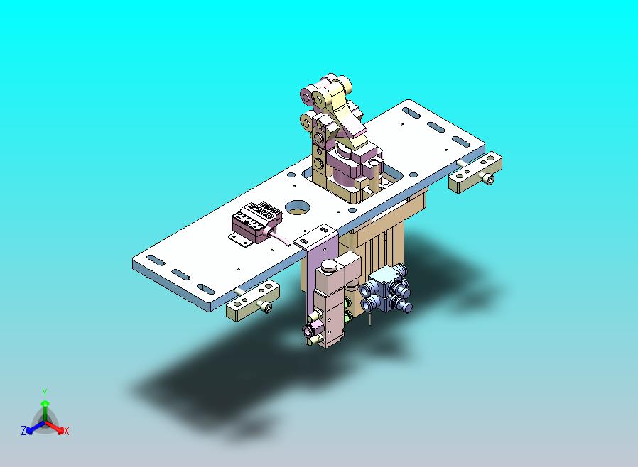 倍速链阻挡气缸