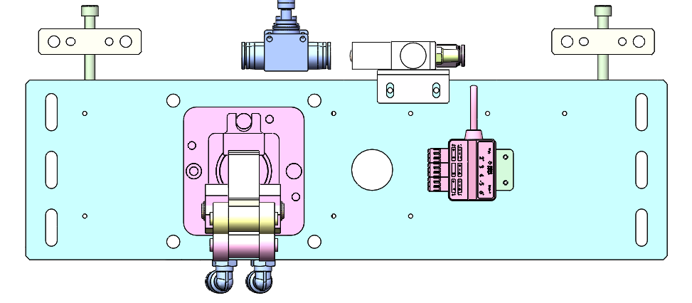 倍速链阻挡气缸
