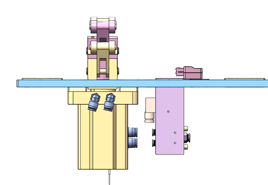 倍速链阻挡气缸