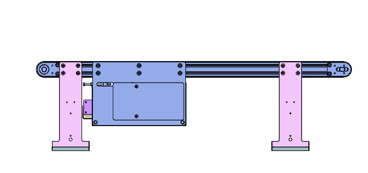 进料检测皮带输送机