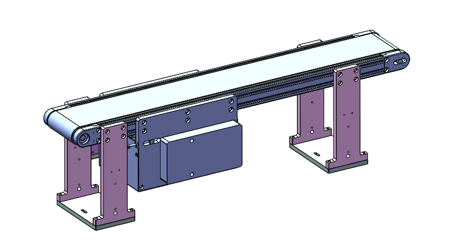 进料检测皮带输送机