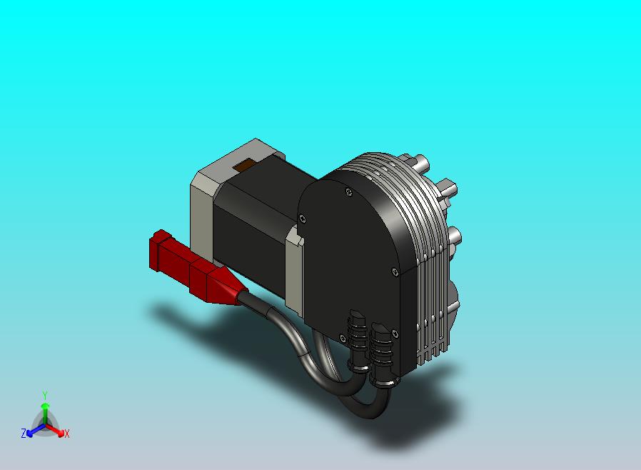 带编码器的蜗轮蜗杆减速电机Q11