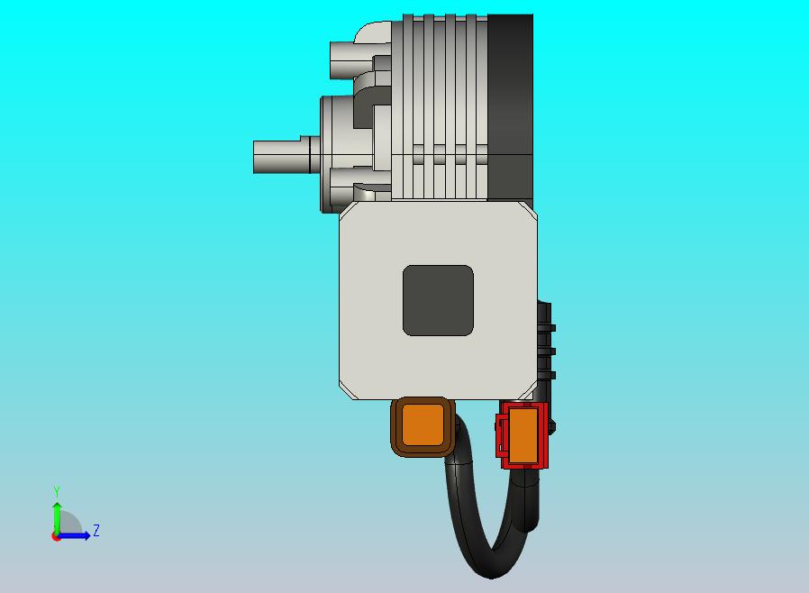 带编码器的蜗轮蜗杆减速电机Q11