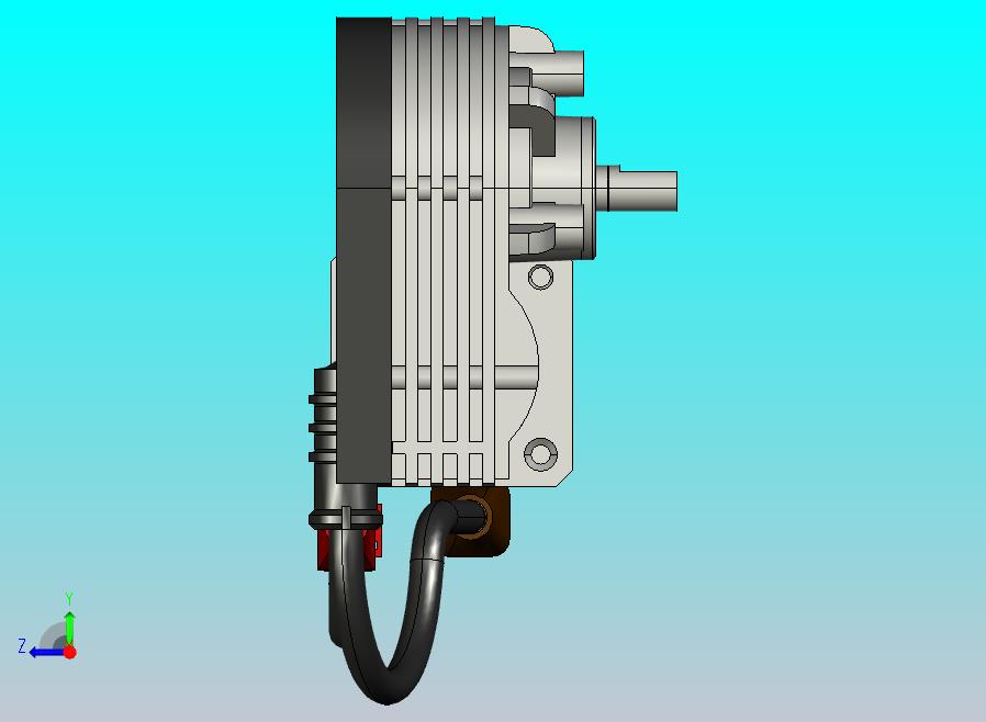 带编码器的蜗轮蜗杆减速电机Q11
