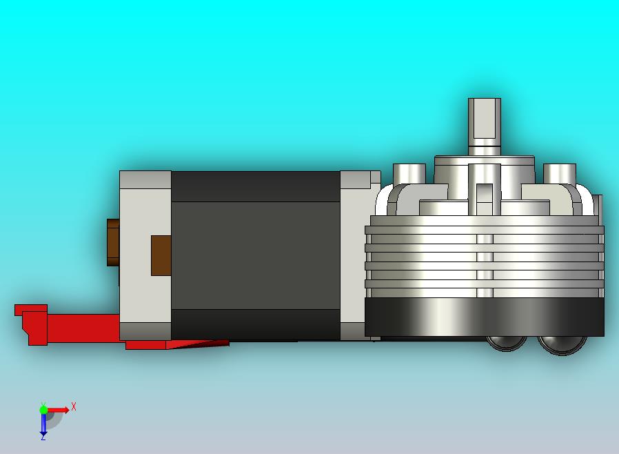 带编码器的蜗轮蜗杆减速电机Q11