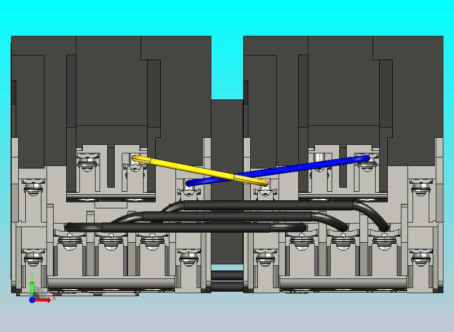 带热继电器的换向用双接触器