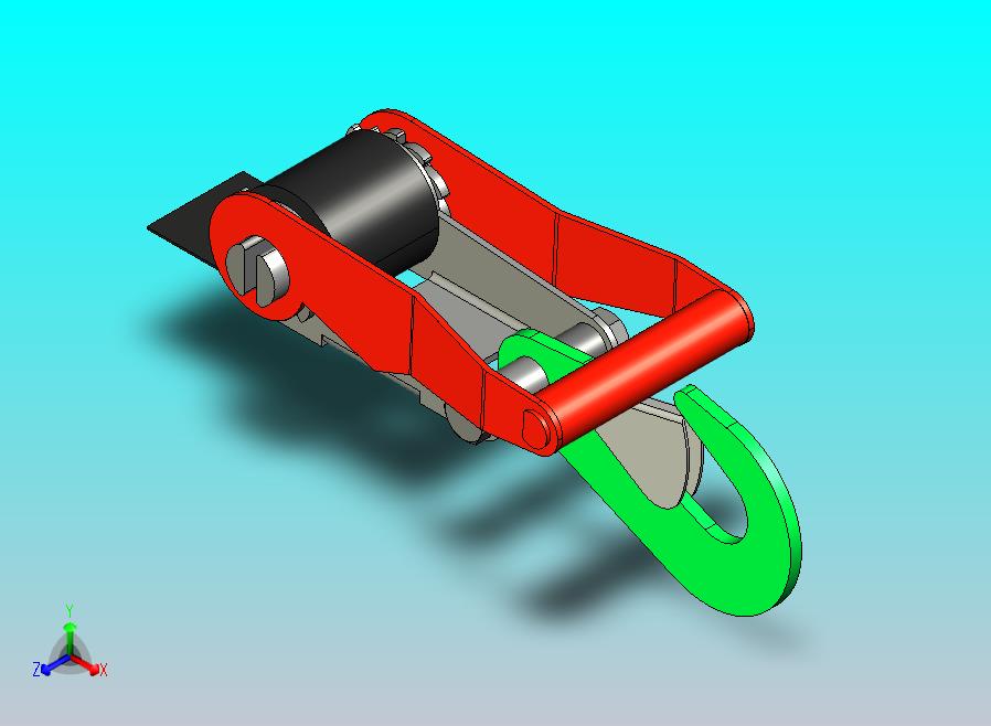 可调节绑带吊钩