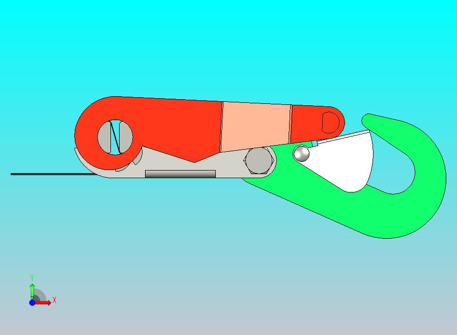 可调节绑带吊钩