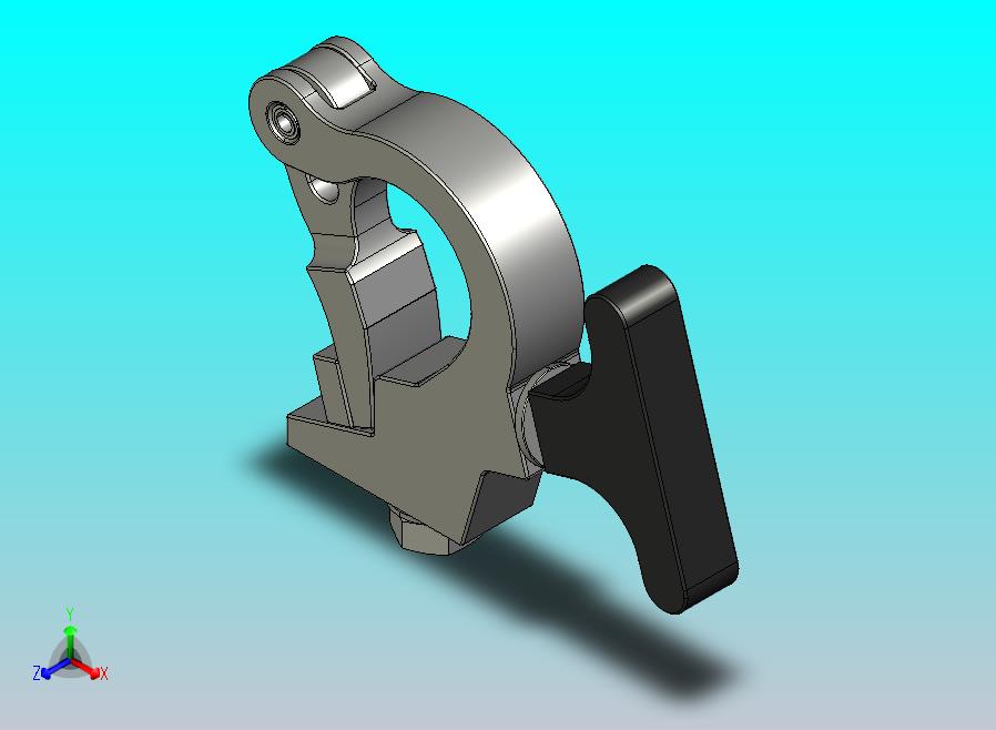 手拧式管夹模型