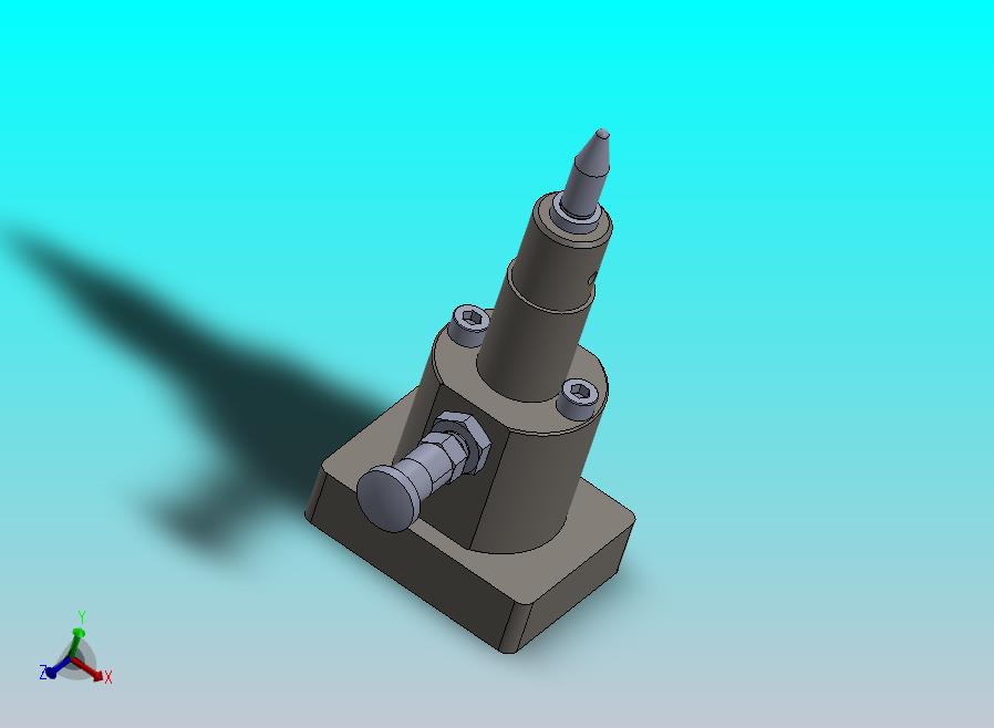 旋钮柱塞的快换治具机构