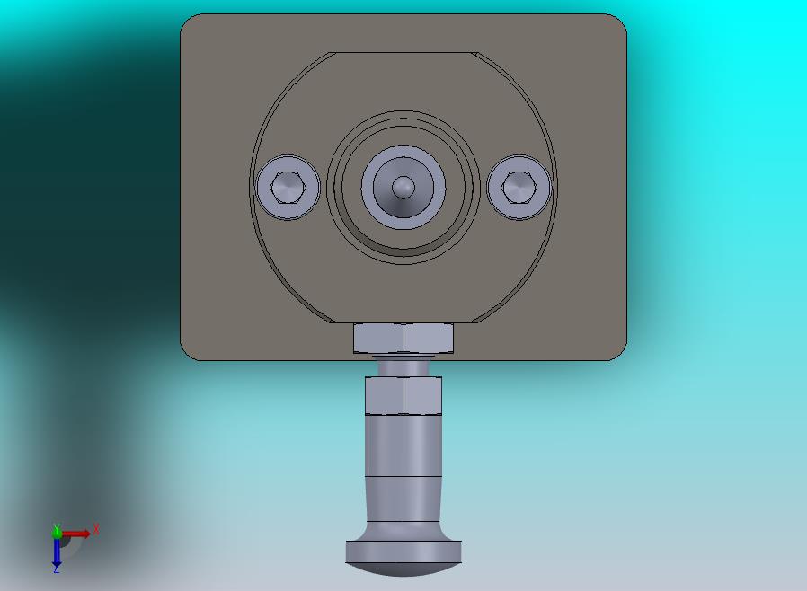 旋钮柱塞的快换治具机构