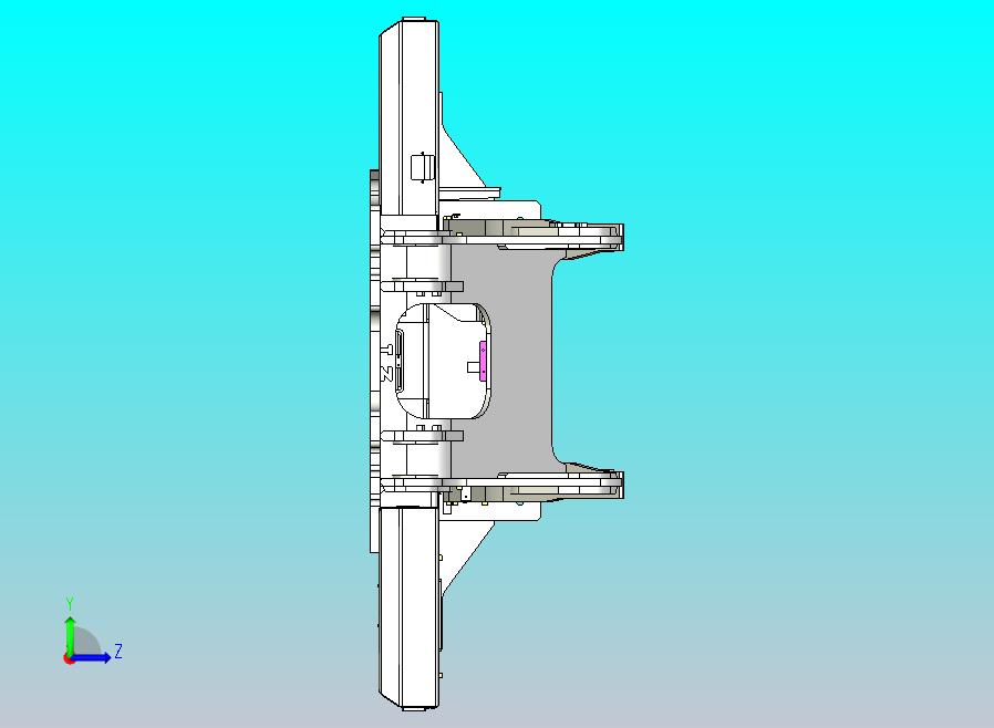 80吨液压挖掘机主平台结构