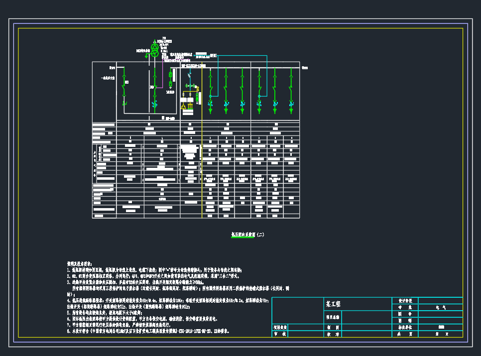 成套电气低压柜深化图