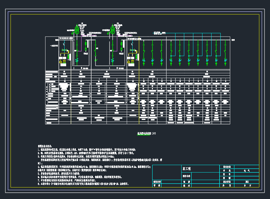 成套电气低压柜深化图