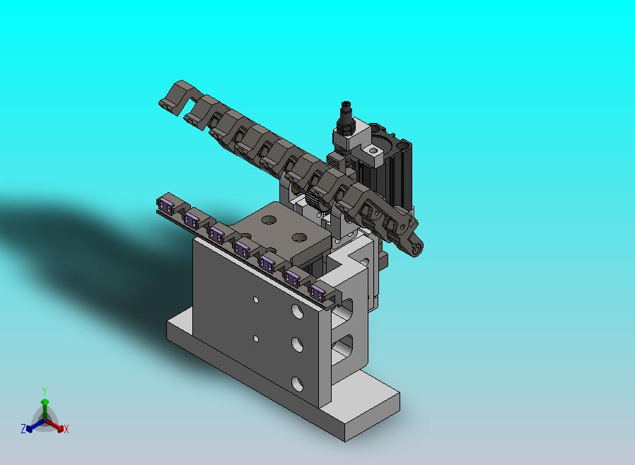齿轮齿条的气动摆动机构