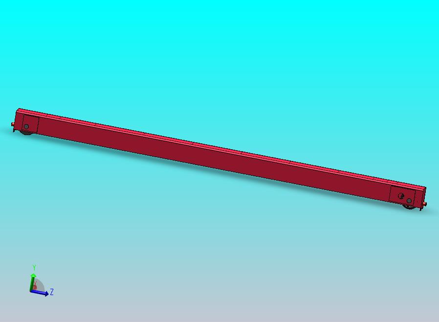 传统电动单梁龙门地梁