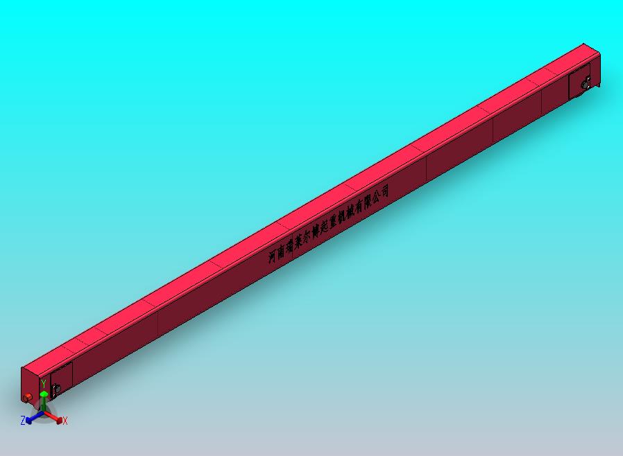 传统电动单梁龙门地梁