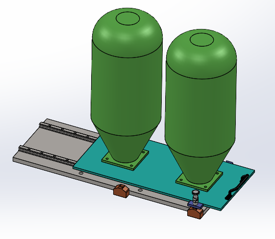 漏洞式料仓横移机构