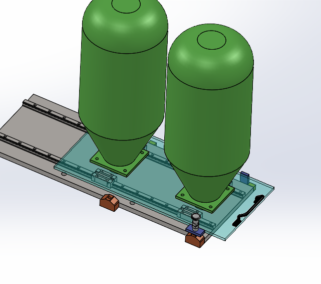 漏洞式料仓横移机构